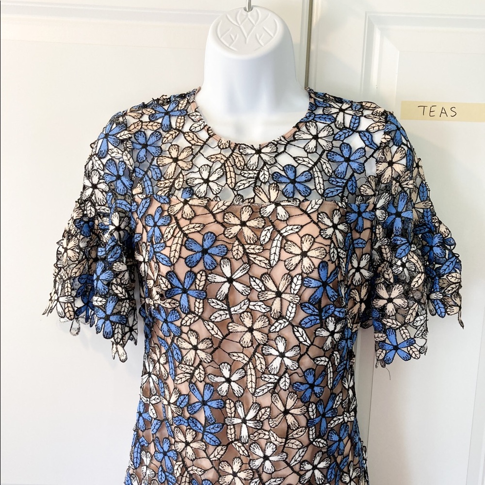 Shoshanna flower embroidery dress!